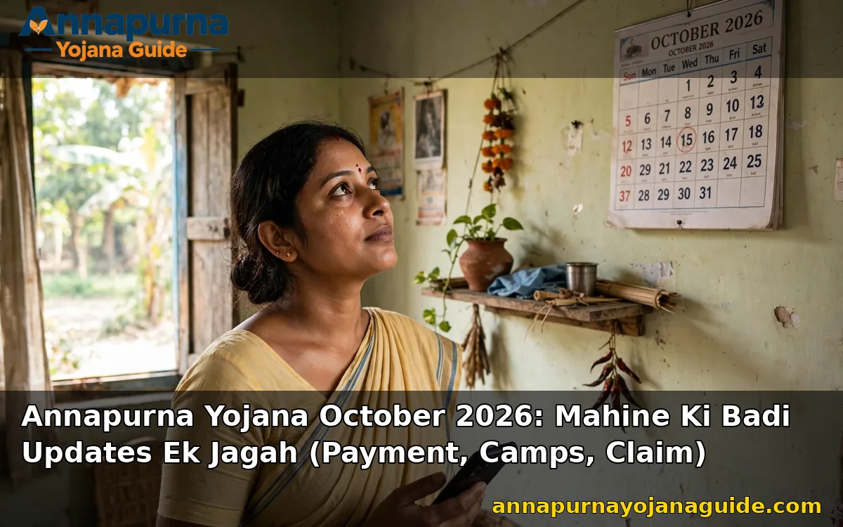 Annapurna Yojana October 2026 updates roundup — annapurna-yojana-october-2026-updates-roundup