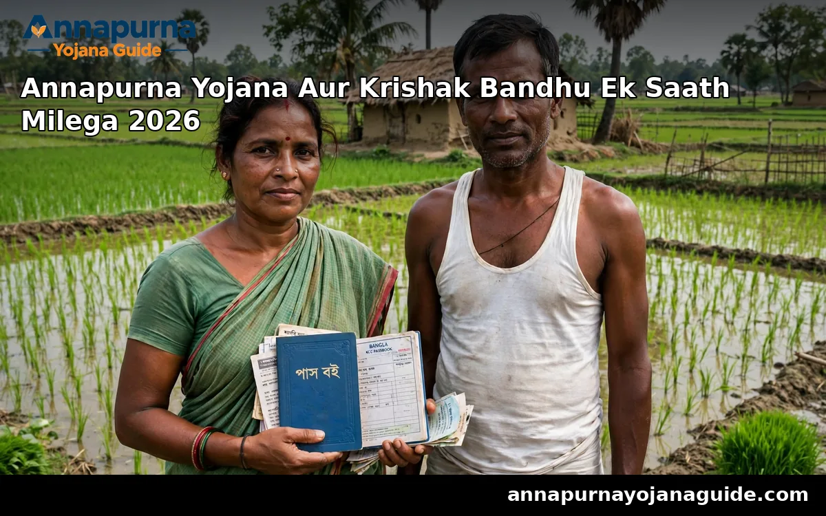 annapurna-yojana-krishak-bandhu-ek-saath-2026 Annapurna Yojana Krishak Bandhu rule 2026