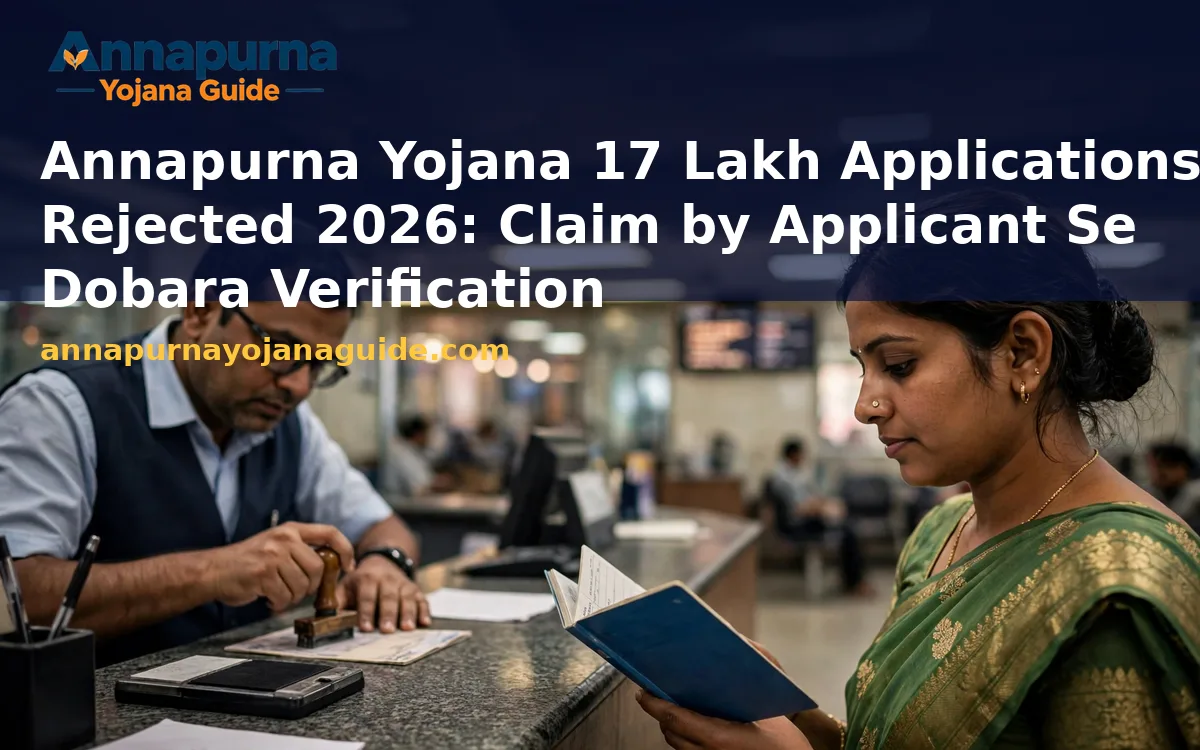 annapurna-yojana-rejected-claim-reverification-2026 documents checklist